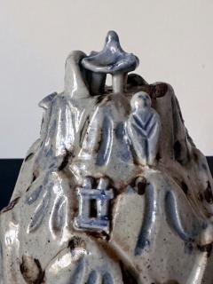 Korean Ceramic Scholar Brush Rest Joseon Dynasty - 4662554