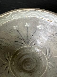 Korean Ceramic Tea Bowl with Slip Inlays Goryeo Dynasty - 2110825