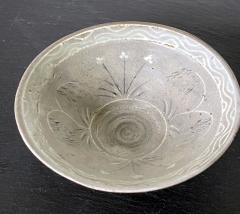 Korean Ceramic Tea Bowl with Slip Inlays Goryeo Dynasty - 2110827