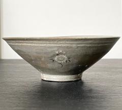 Korean Ceramic Tea Bowl with Slip Inlays Goryeo Dynasty - 2110828