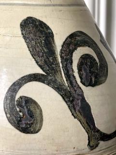 Korean Glazed Ceramic Vase Buncheong Ware Early Joseon Dynasty - 2855970