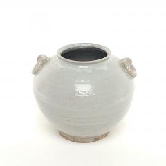 Korean Pale Celadon Jar with Two Lug Handles 19th Century - 2827519