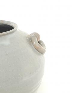 Korean Pale Celadon Jar with Two Lug Handles 19th Century - 2827521