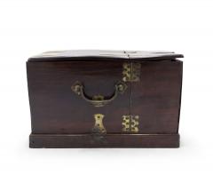 Korean Rosewood Jewelry Box With Mirror - 4321968