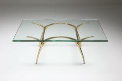 Kouloufi Bronze Hollywood Regency Coffee Table by Kouloufi 1970s - 1337820
