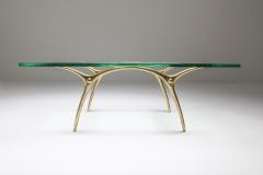 Kouloufi Bronze Hollywood Regency Coffee Table by Kouloufi 1970s - 1337821