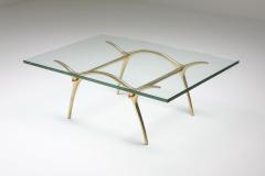 Kouloufi Bronze Hollywood Regency Coffee Table by Kouloufi 1970s - 1337826