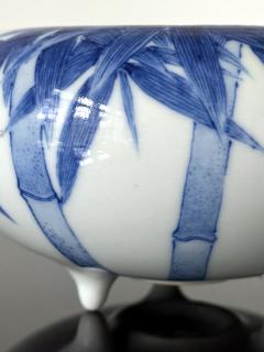 Kozan Makuzu Fine Japanese Glazed Ceramic Bowl by Makuzu Kozan - 3191250