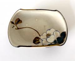 Kozan Makuzu Japanese Ceramic Dish Makuzu Kozan with Original Inscribed Box - 4427971