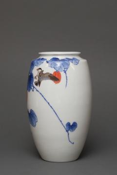 Kozan Makuzu Japanese Porcelain Vase - 4752035