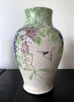 Kozan Makuzu Large Japanese Ceramic Vase by Makuzu Kozan Meiji Period - 2182550