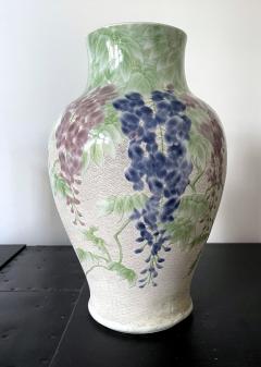 Kozan Makuzu Large Japanese Ceramic Vase by Makuzu Kozan Meiji Period - 2182551