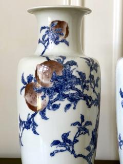 Kozan Makuzu Pair of Rare Porcelain Commemorative Vases by Makuzu Kozan Meiji Period - 2448906