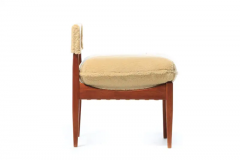 Kristian Solmer Vedel Danish Modern Pair of Kristian Vedel Style Lounge Chairs in Palomino Shearling - 3069964