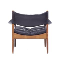 Kristian Solmer Vedel Kristian Vedel for Willadsen Modus MCM Danish Rosewood Leather Lounge Chairs - 3824178