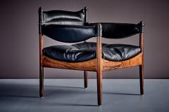 Kristian Solmer Vedel Pair of Modus Lounge Chairs in Rosewood by Kristian Solmer Vedel  - 4637644