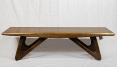 Kroehler Mfg Co Persall Style Boomerang Leg Coffee Table or Bench - 2556978