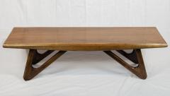 Kroehler Mfg Co Persall Style Boomerang Leg Coffee Table or Bench - 2556979