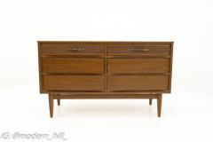 Kroehler Mid Century 6 Drawer Lowboy Dresser - 1871877