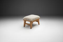 Krogen s M bler Krogen s M bler Stool with Sheepskin Seat Norway Mid 20th Century - 4242444
