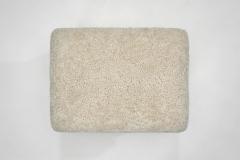 Krogen s M bler Krogen s M bler Stool with Sheepskin Seat Norway Mid 20th Century - 4242464