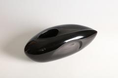 Kubo Kinpei Flower Vessel titled Black Elephant 1960s - 4512035