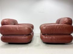 Kurt Hvitsj Pair of 1970 s Leather Lounge Chairs by Kurt Hvitsj  - 2894614