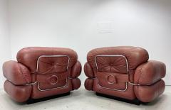 Kurt Hvitsj Pair of 1970 s Leather Lounge Chairs by Kurt Hvitsj  - 2894615