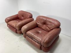 Kurt Hvitsj Pair of 1970 s Leather Lounge Chairs by Kurt Hvitsj  - 2894625