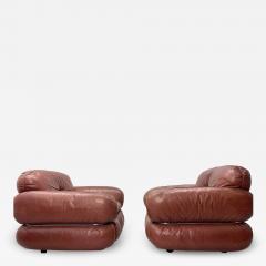 Kurt Hvitsj Pair of 1970 s Leather Lounge Chairs by Kurt Hvitsj  - 2896224
