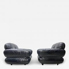 Kurt Hvitsj Pair of 1970 s Leather Lounge Chairs by Kurt Hvitsj  - 2896226