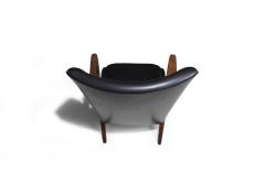 Kurt Olsen Kurt Olsen Danish Rosewood Black Leather Bear Chair - 3996682