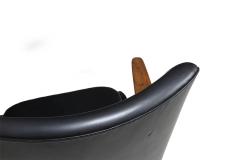 Kurt Olsen Kurt Olsen Danish Rosewood Black Leather Bear Chair - 3996683