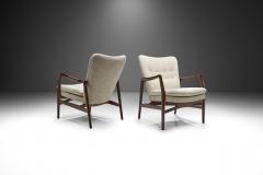 Kurt Olsen Kurt Olsen Model 215 Easy Chairs for Slagelse M belv rk Denmark 1950s - 2943355