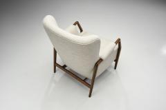 Kurt Olsen Model 214 Armchair by Kurt Olsen for Slagelse M belv rk Denmark 1950s - 2827947