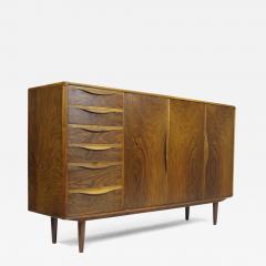 Kurt Ostervig Kurt Ostervig for Brande Mobelfabrik Burled Walnut Cabinet - 1054298