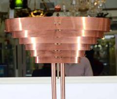 Kurt Versen Art Deco Machine Age Copper Floor Lamp by Kurt Versen - 438083