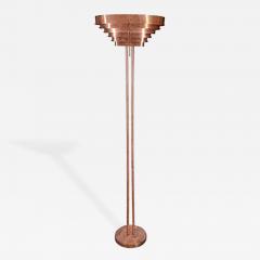 Kurt Versen Art Deco Machine Age Copper Floor Lamp by Kurt Versen - 439519