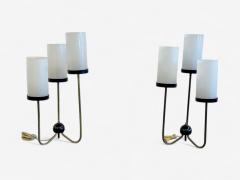 Kurt Versen Mid Century Modern Brass Table Lamps USA 1960s - 4193448