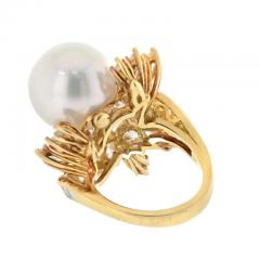 Kurt Wayne KURT WAYNE 18K YELLOW GOLD PEARL AND DIAMOND 6 00CTTW RING - 3263550