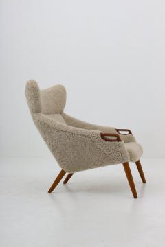 Kurt stervig Danish Lounge Chair in Sheepskin Model 55 by Kurt stervig - 1143496