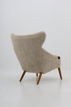 Kurt stervig Danish Lounge Chair in Sheepskin Model 55 by Kurt stervig - 1143497