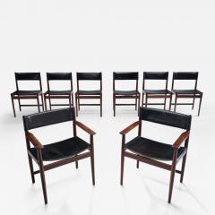Kurt stervig Kurt Ostervig A Set of Eight Kurt stervig Dining Chairs for Sibast Denmark 1960s - 1799814