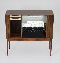 Kurt stervig Kurt Ostervig Danish Mid Century Bar Cabinet in Rosewood by Kurt stervig - 3102586