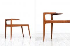 Kurt stervig Kurt Ostervig Danish Modern Sculpted Teak Side Tables by Kurt stervig for Jason M bler - 2352166