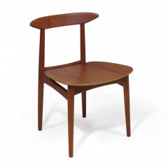 Kurt stervig Kurt Ostervig Danish Teak Dining Chairs with Wooden Seats - 1820351