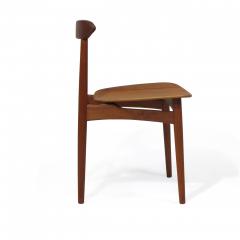 Kurt stervig Kurt Ostervig Danish Teak Dining Chairs with Wooden Seats - 1820352