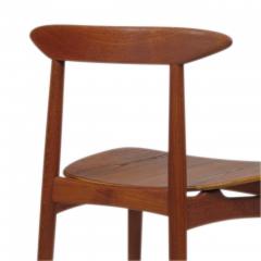 Kurt stervig Kurt Ostervig Danish Teak Dining Chairs with Wooden Seats - 1820354