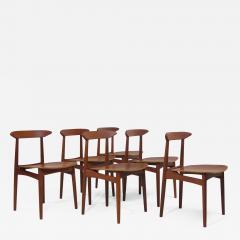 Kurt stervig Kurt Ostervig Danish Teak Dining Chairs with Wooden Seats - 1821584