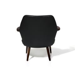 Kurt stervig Kurt Ostervig Kurt Ostervig Danish Lounge Chair in Black Leather - 3220216